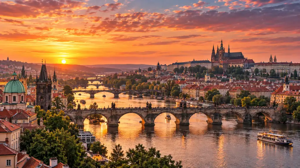 10 lugares donde ver el atardecer en Praga