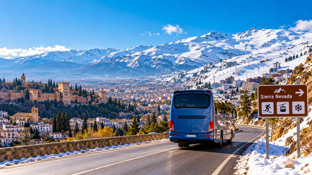 Cómo ir de Granada a Sierra Nevada: autobús, coche, precios y horarios