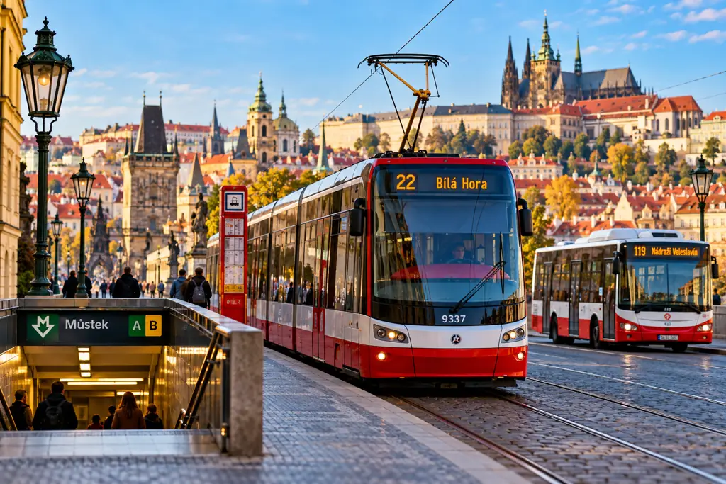 Cómo funciona el transporte público en Praga