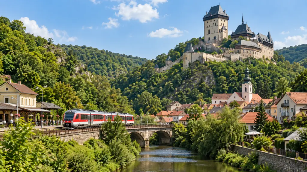 Cómo llegar al castillo de Karlštejn desde Praga
