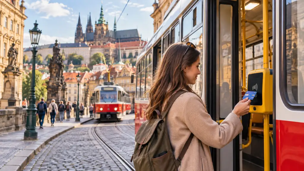 Cómo pagar el tranvía en Praga