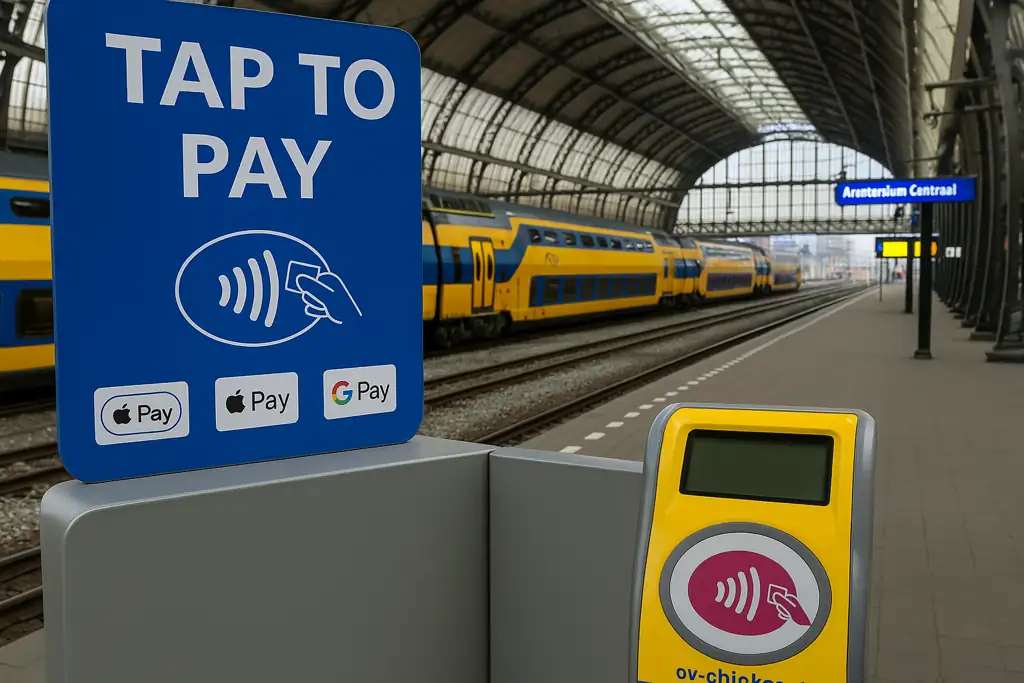 Cómo pagar el tren en Ámsterdam