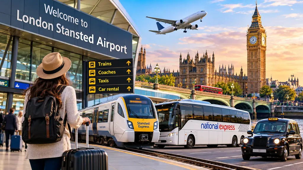 Cómo ir del Aeropuerto de Stansted a Londres: precios, horarios y mejores opciones