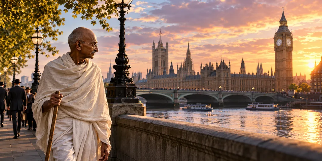 Qué hizo Gandhi en Londres: sus años de estudiante y su relación con la capital británica