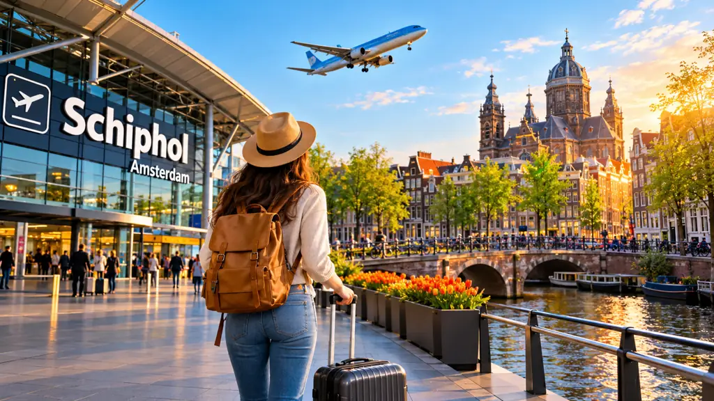 Cómo ir del Aeropuerto de Ámsterdam al centro: precios, horarios y opciones