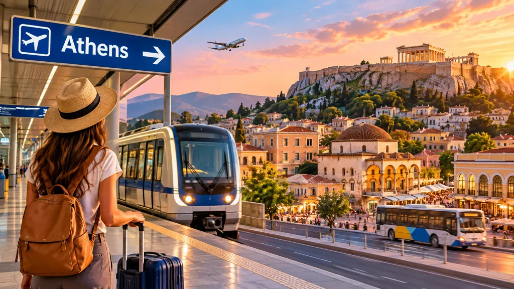 Cómo ir del Aeropuerto de Atenas al centro