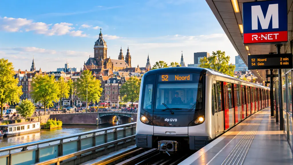 Cómo funciona el metro en Ámsterdam: líneas, precios, horarios y billetes