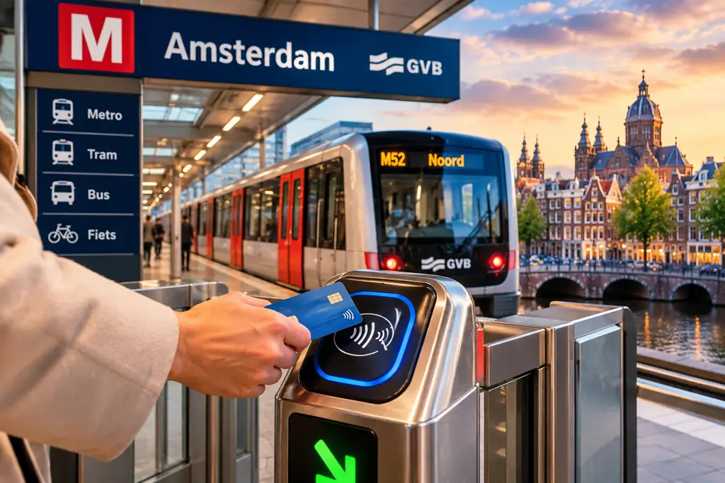 Cómo pagar el metro en Ámsterdam: tarjetas, precios y métodos de pago