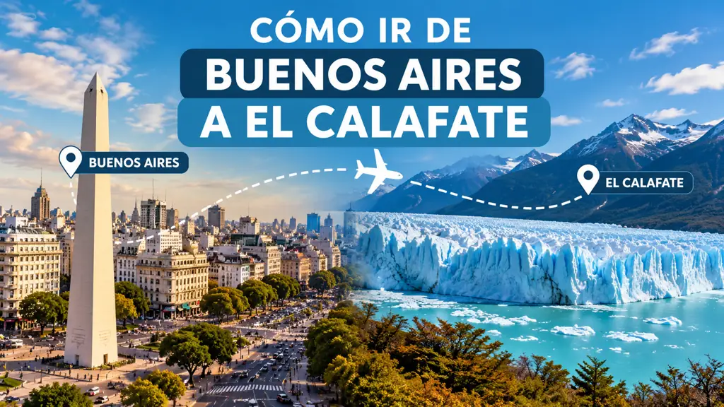 Cómo ir de Buenos Aires a El Calafate: todas las opciones de transporte