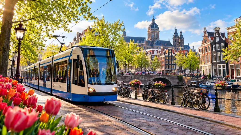 Cómo usar el tranvía en Ámsterdam